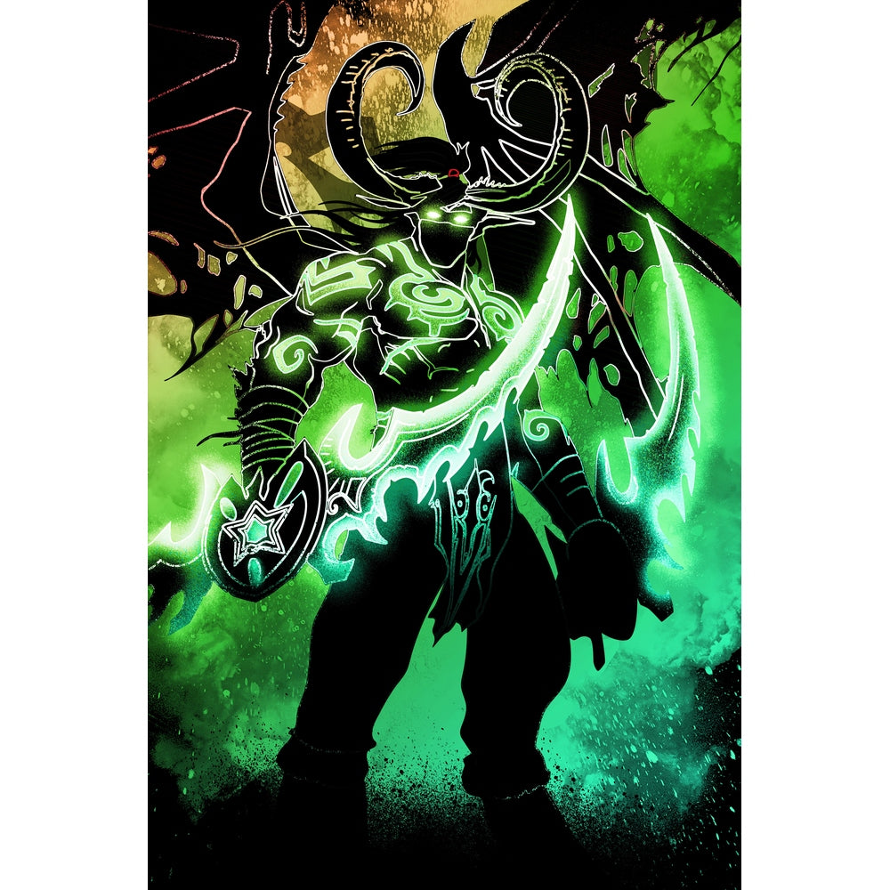 “Soul of the Dark Elf" Metal Art by Donnie Art