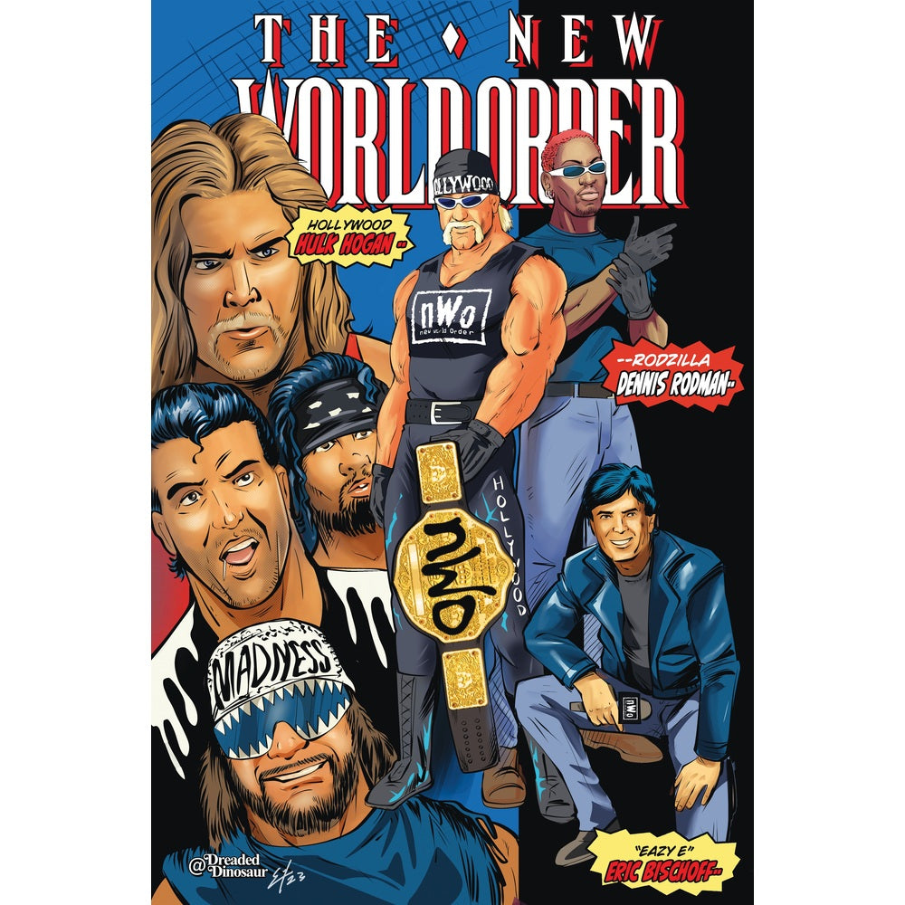 "Blue World Order" Metal Art by Erik Hodson