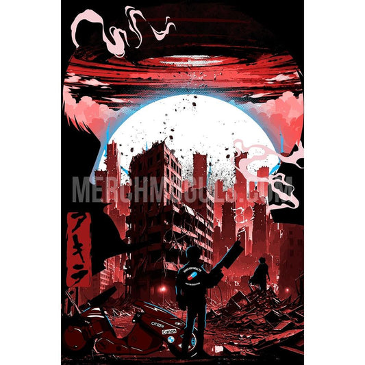 "Neo-Tokyo Blues" Metal Art by Arinesart