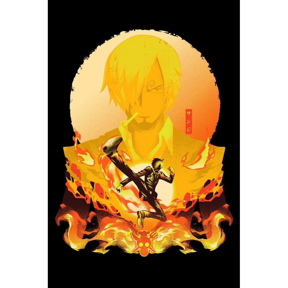 "Shadow Sanji - Black" Metal Art by Hypertwentee