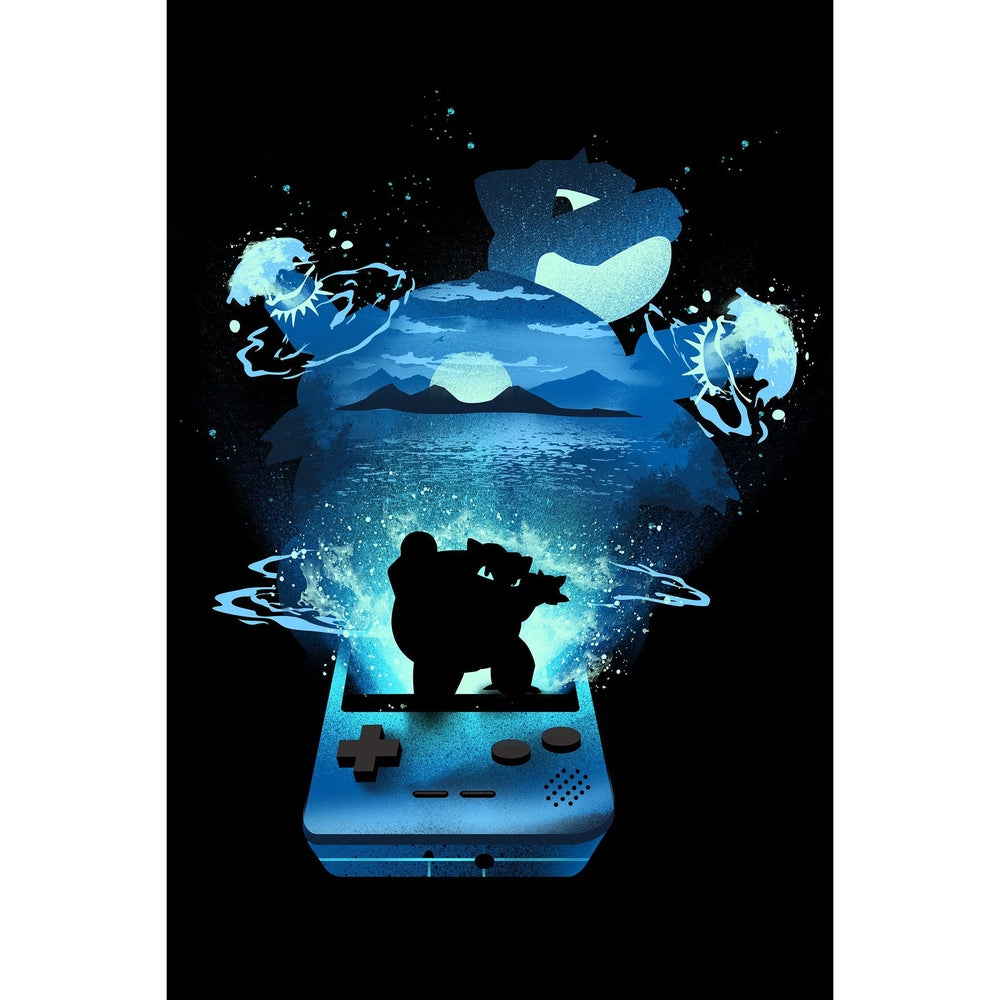"Gaming Blue" Metal Art by Dandingerozz