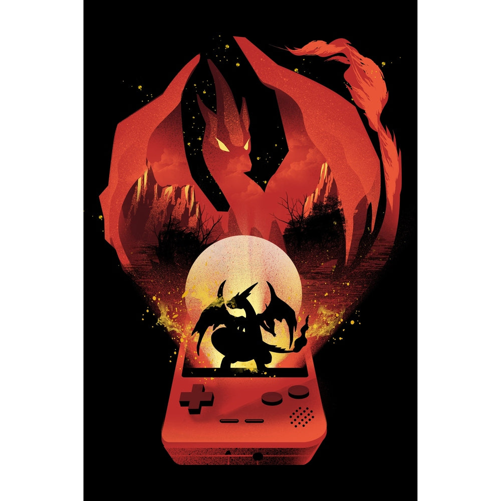 "Gaming Red" Metal Art by Dandingerozz