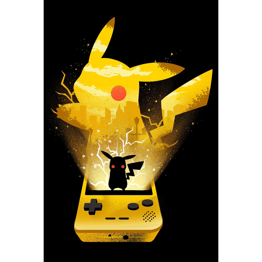 "Gaming Yellow" Metal Art by Dandingerozz