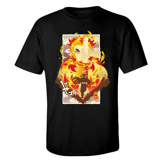 "Flame Kyojuro" T-Shirt by Hypertwentee