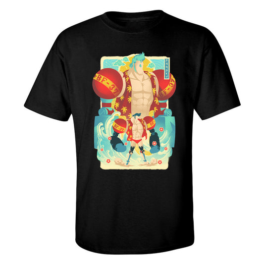 "One Piece Franky" T-Shirt by Hypertwentee