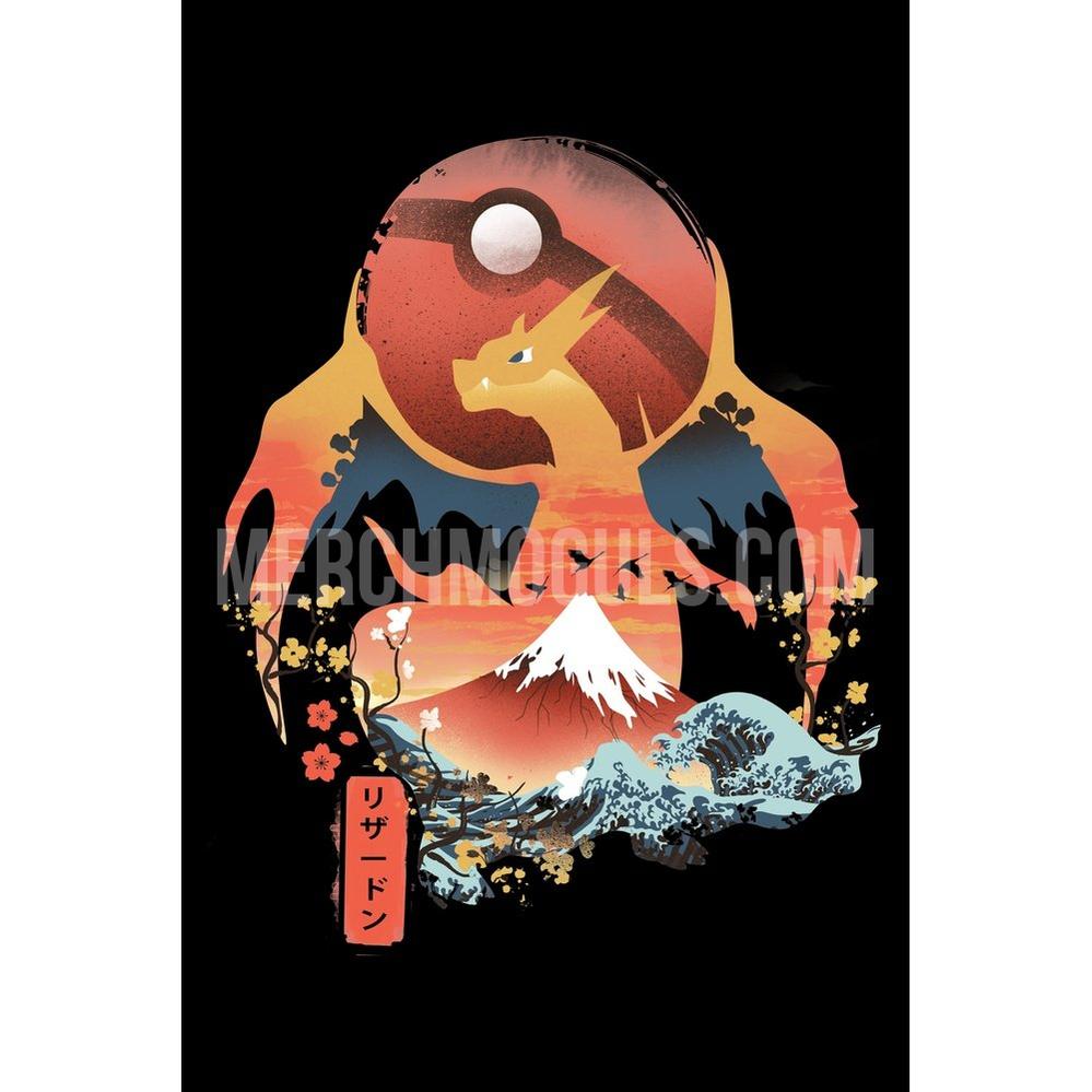 "Ukiyo Fire Evolution" Metal Art by Dandingerozz