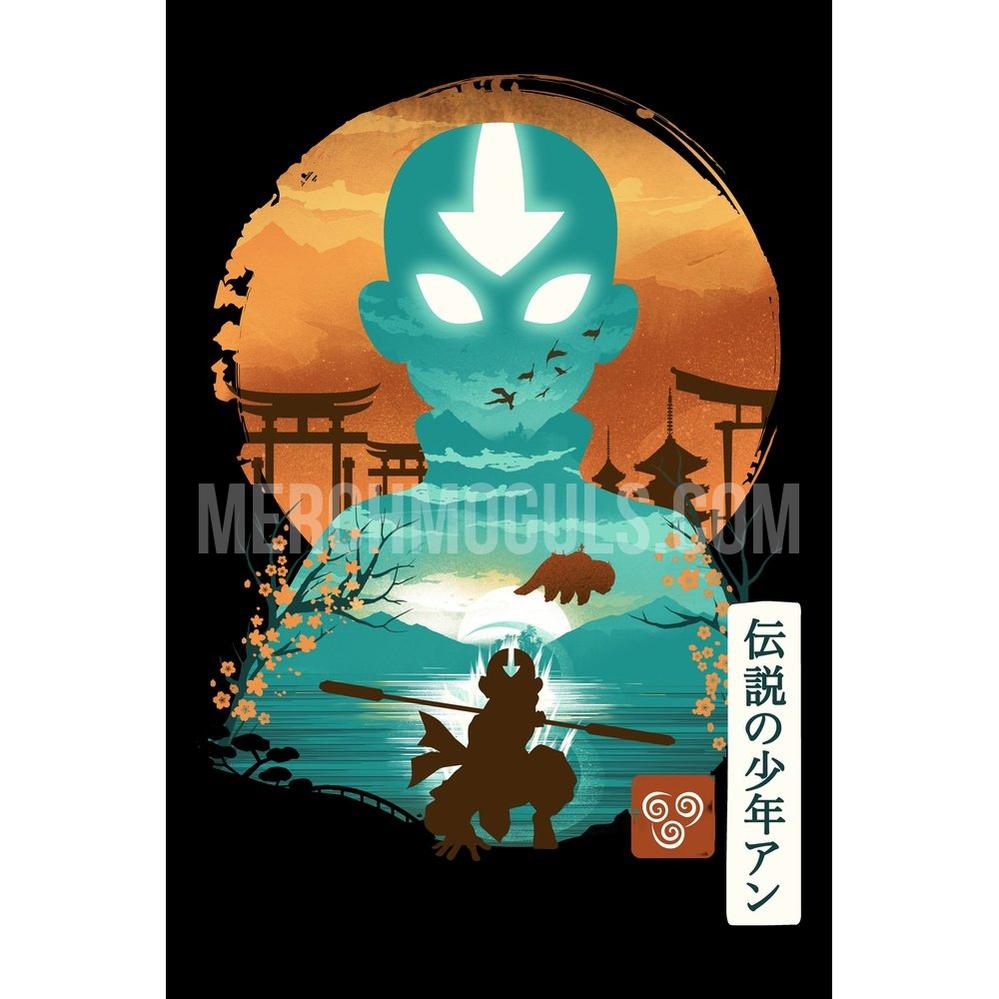 "Ukiyo Airbender" Metal Art by Dandingerozz