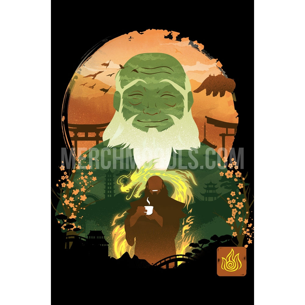 "Ukiyo Uncle" Metal Art by Dandingerozz