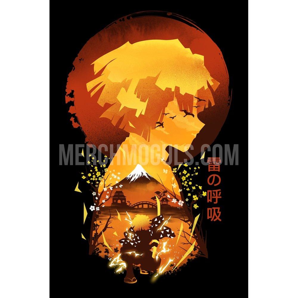 "Ukiyo Thunder" Metal Art by Dandingerozz