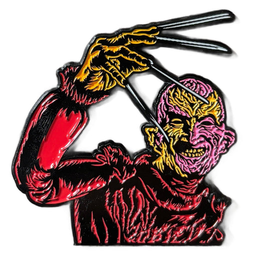 Nightmare on Elm St "Freddy" Enamel Pin - Limited Release