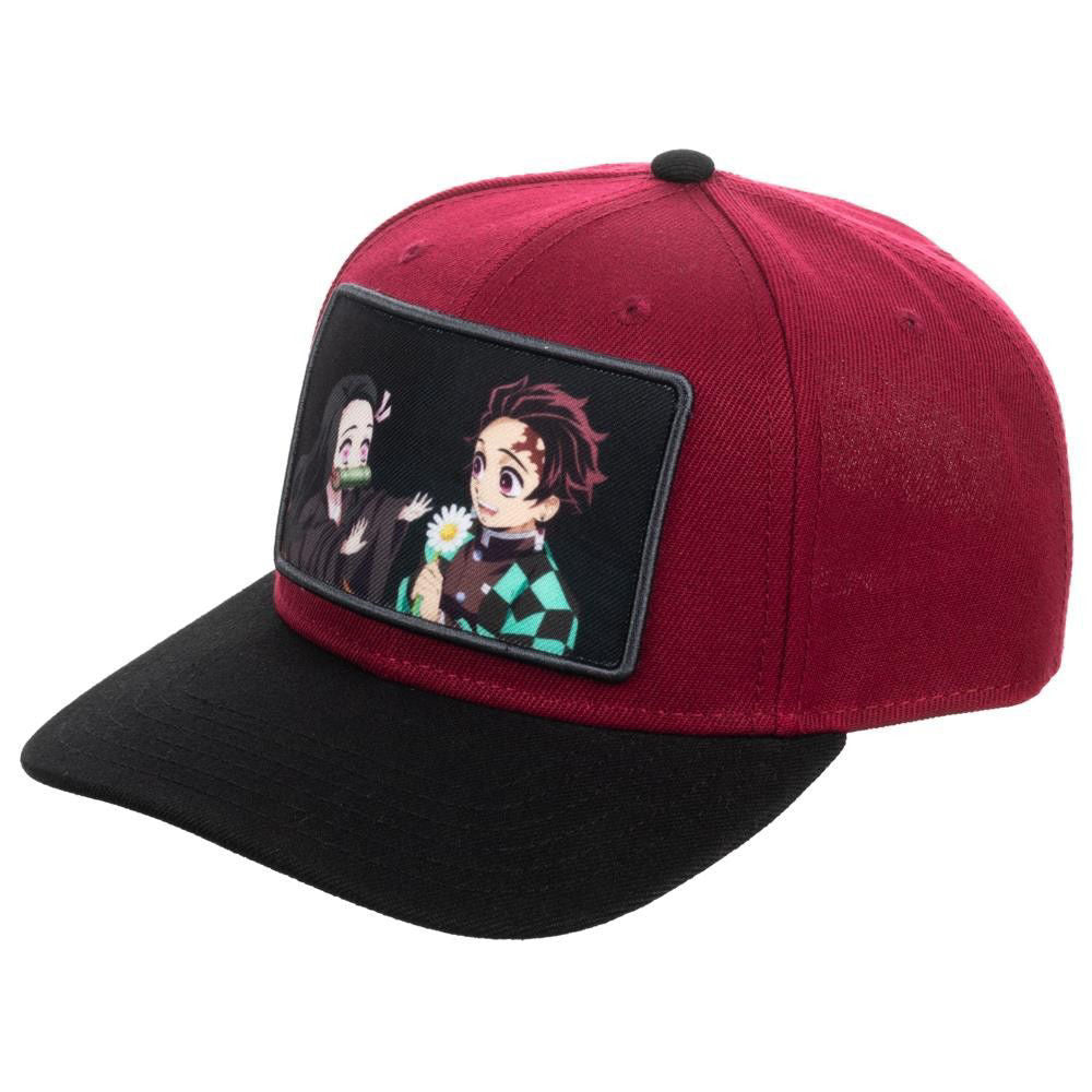 Demon Slayer Sublimated Patch Pre-Curved Snapback by Bioworld