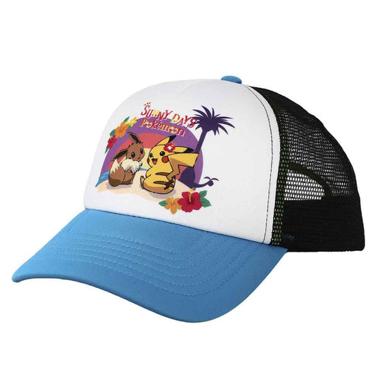 Pokemon Pikachu & Eevee Sunny Days Trucker Hat by Bioworld