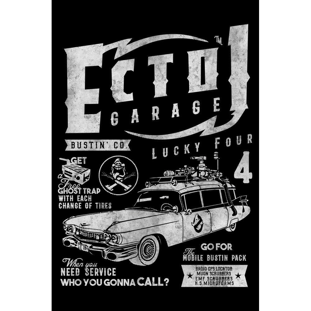 "Ecto-1 Garage" Metal Art by Arinesart