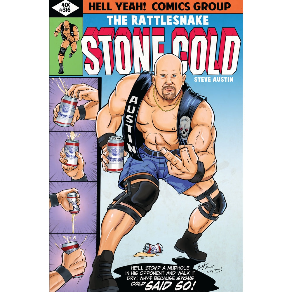 "Stone Cold" Metal Art by Erik Hodson