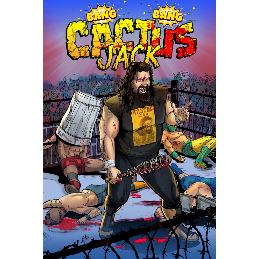 "Cactus Jack" Metal Art by Erik Hodson