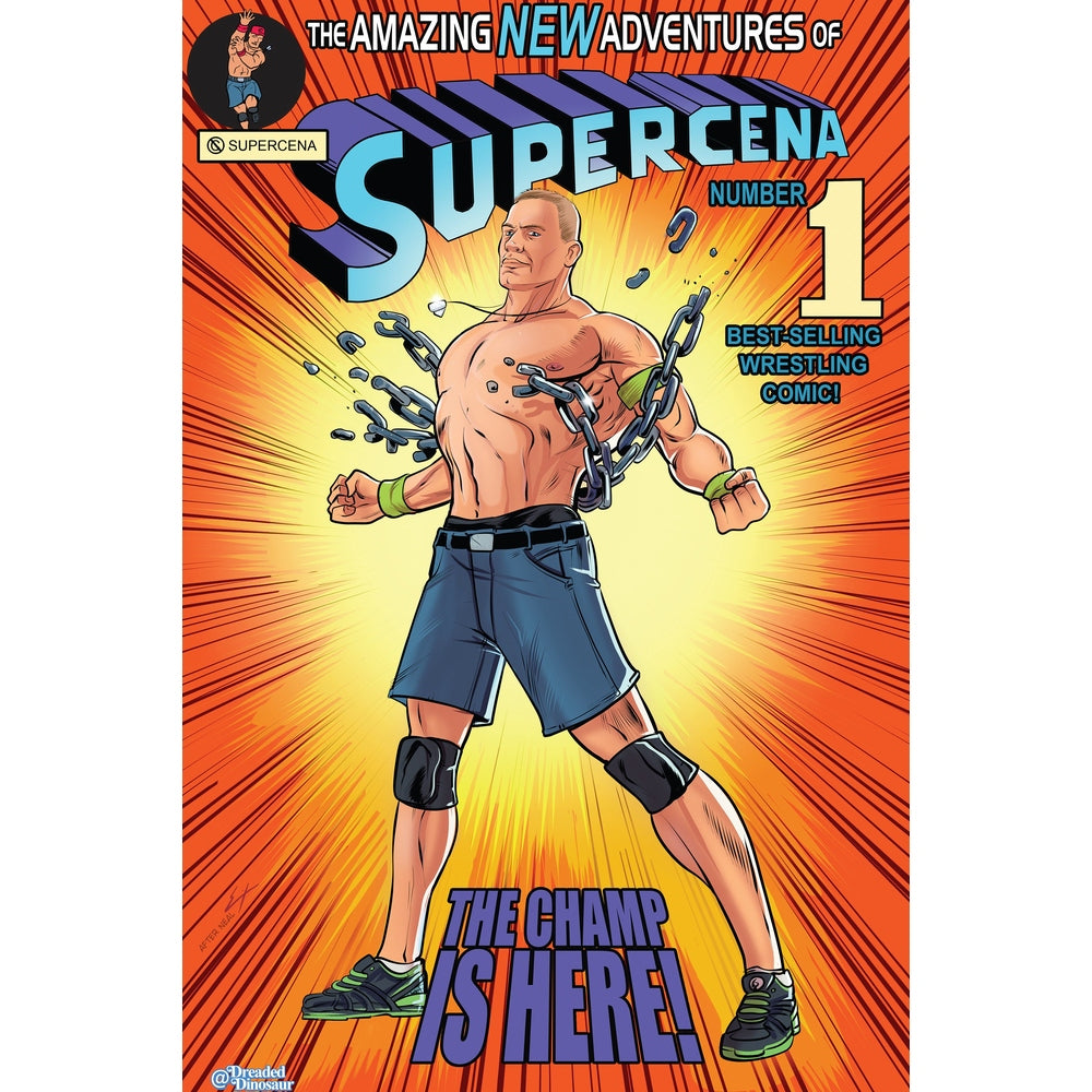 "Supercena" Metal Art by Erik Hodson