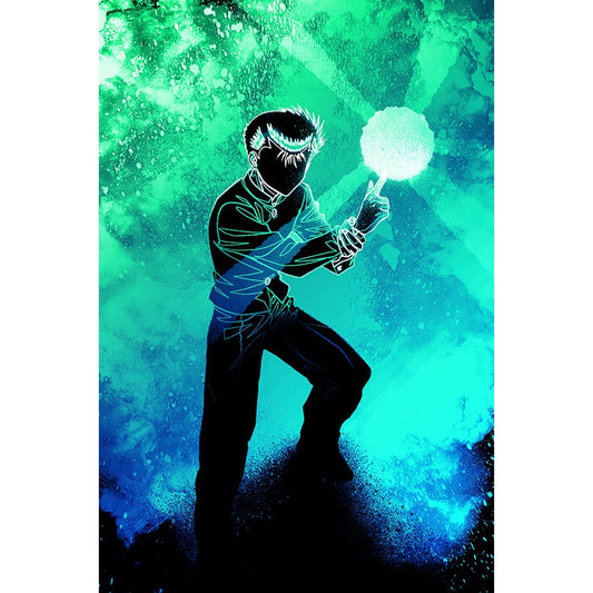 "Soul of the Green Detective" Metal Art by Donnie Art