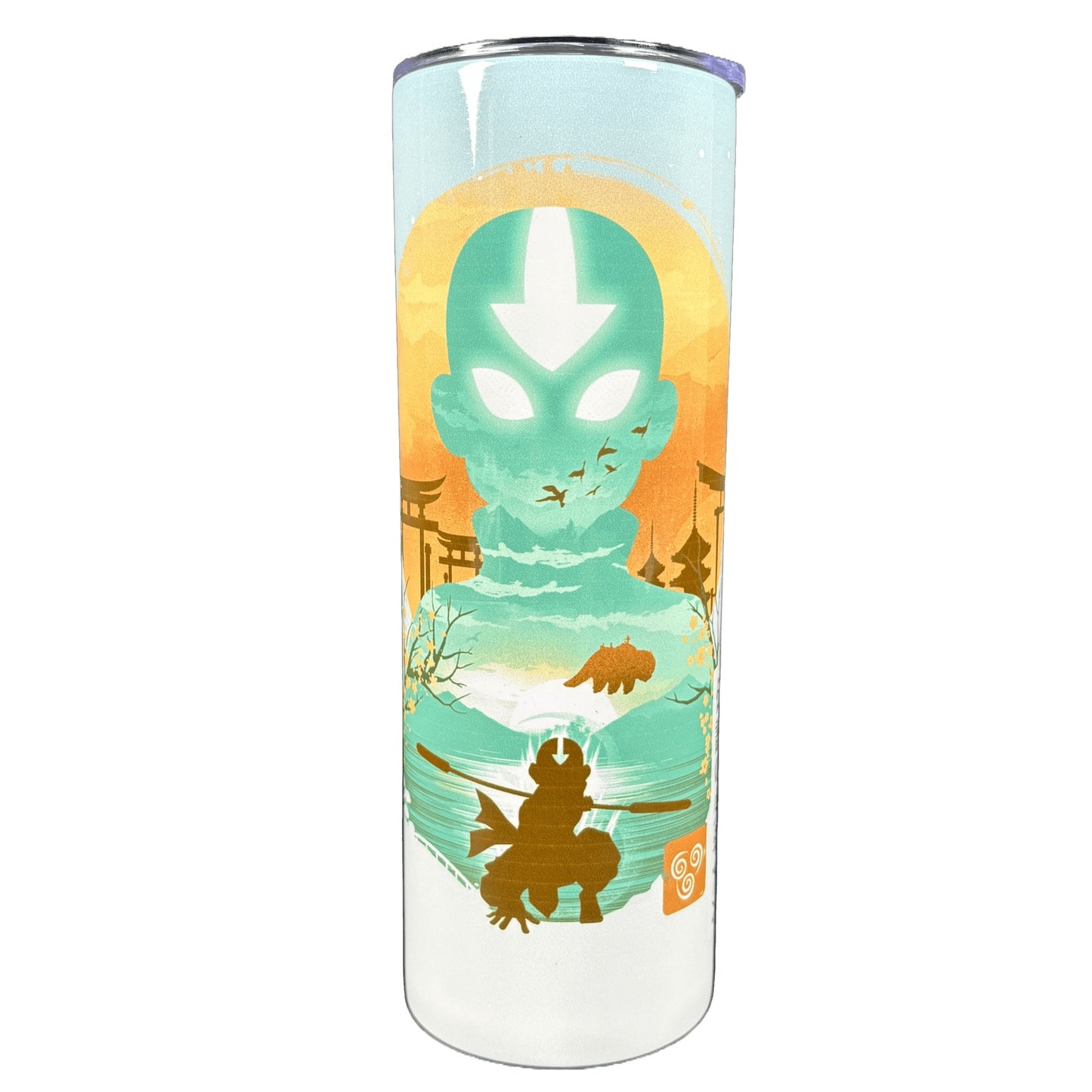 "Ukiyo Airbender" 20oz Skinny Tumbler by Dandingerozz